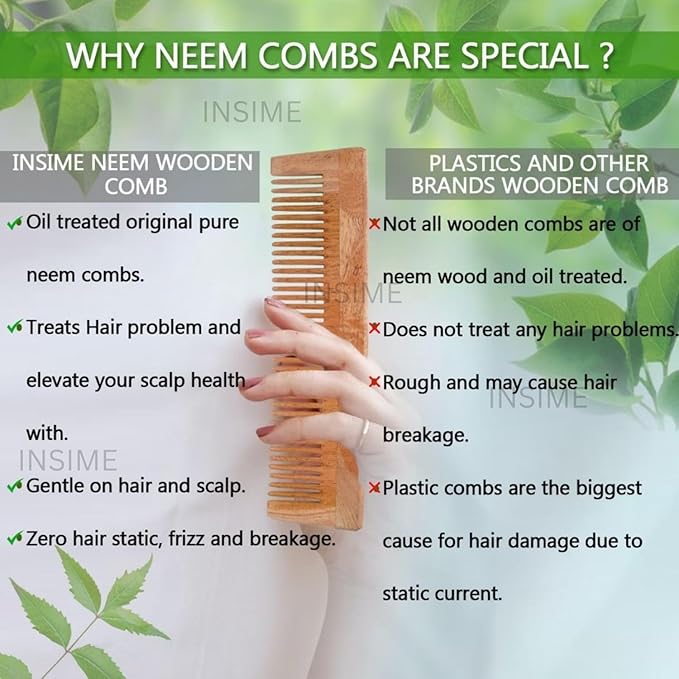 Kacchi Neem Comb  cOMBO OF 3 - Image 3