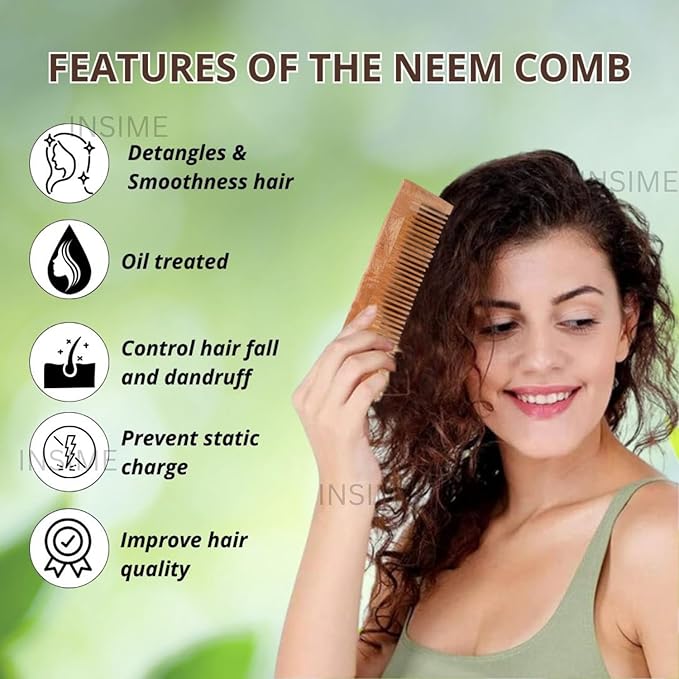 Kacchi Neem Comb  cOMBO OF 3 - Image 5