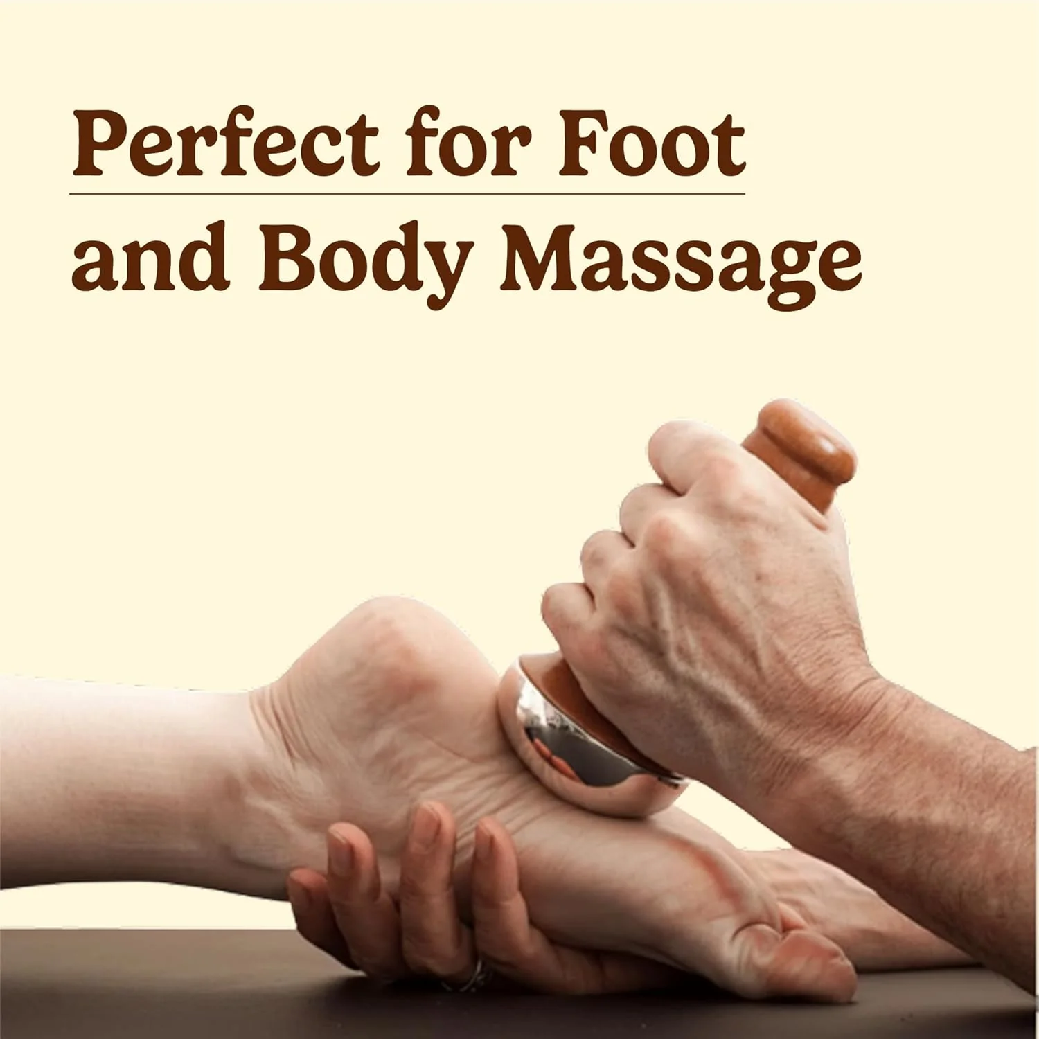 Kansa Vatki Wand – Ideal for Foot and Body Massage - Image 5