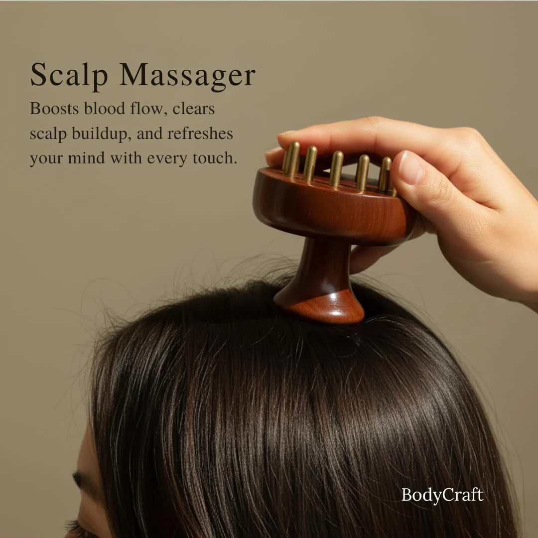 Kansa Wand Scalp & Body Ayurvedic Massage Tool - Image 7