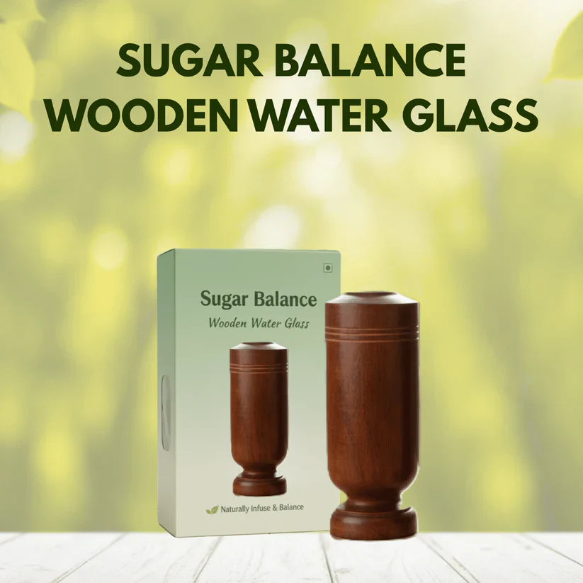 Sugar Balance Wooden Water Glass (100% Natural) - Image 5