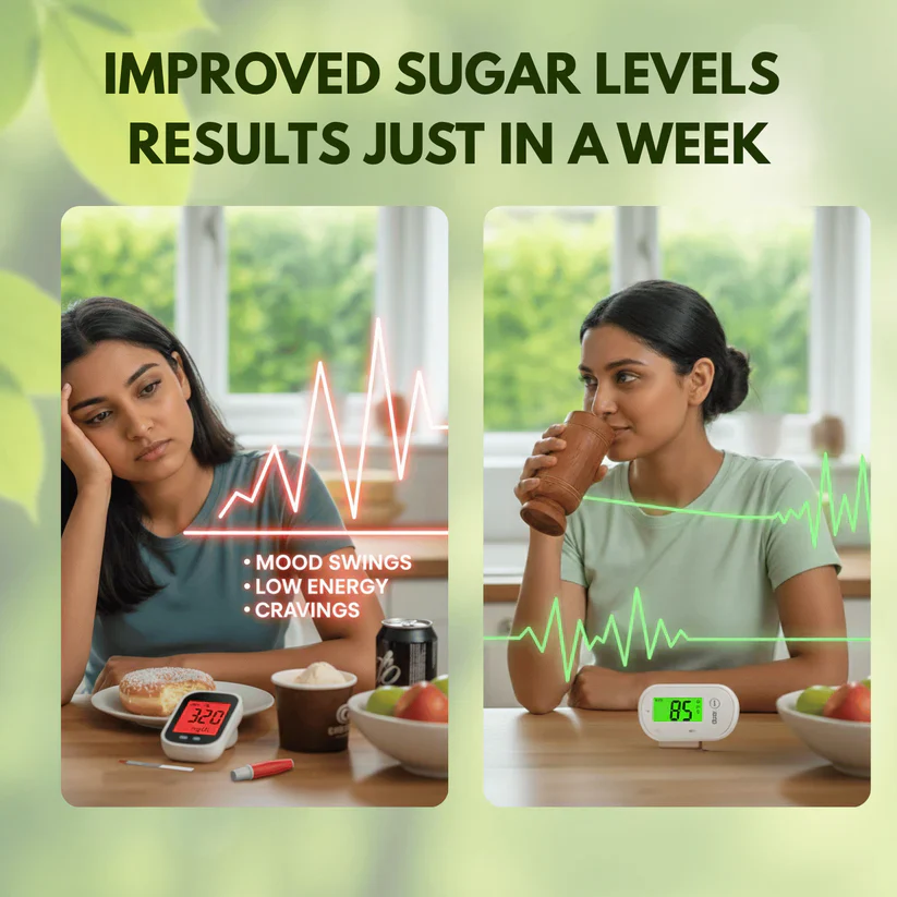 Sugar Balance Wooden Water Glass (100% Natural) - Image 6